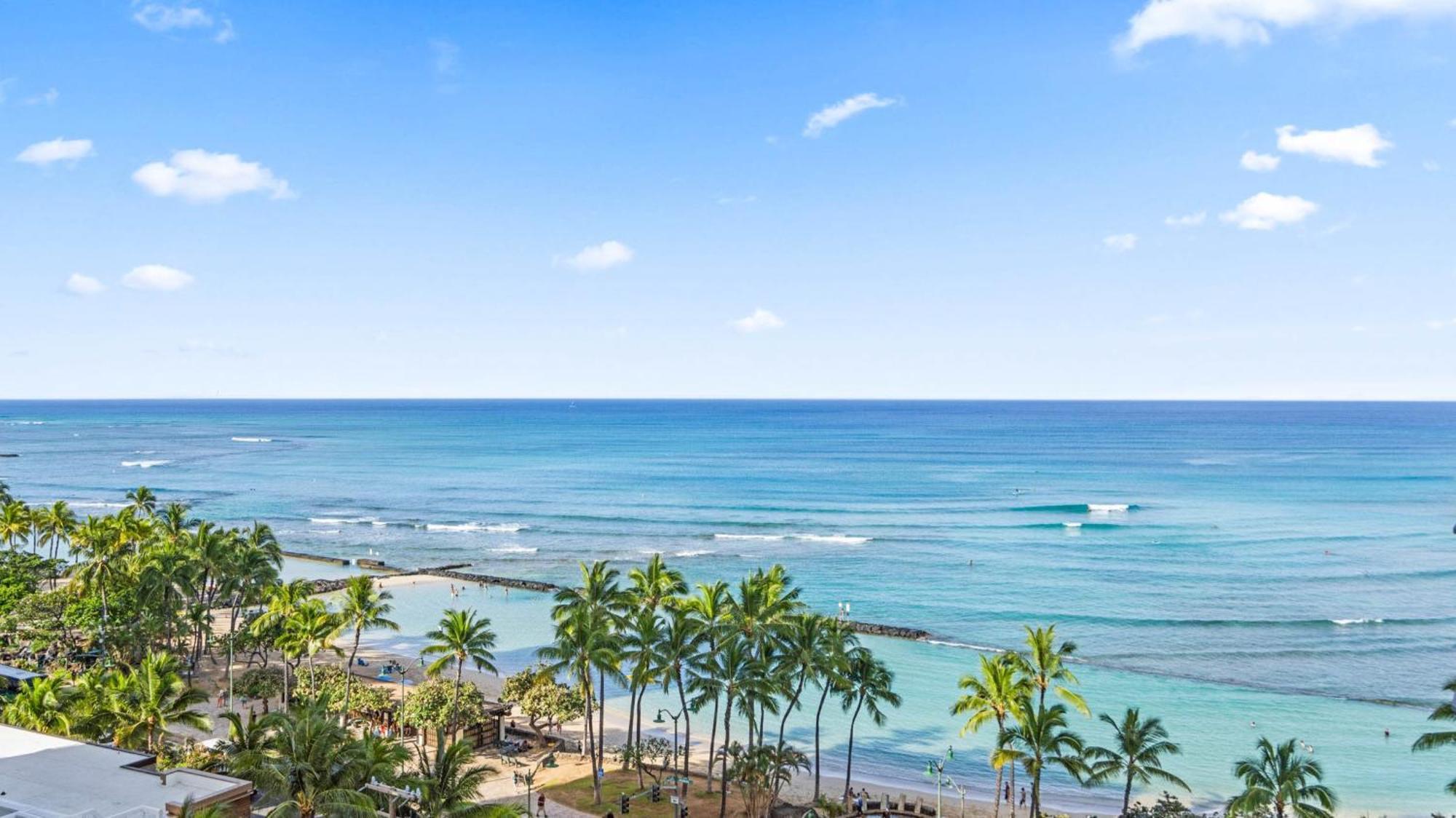 Luxury Oceanfront 2 Bedroom Apartment At Waikiki Beach Tower 호놀룰루 외부 사진